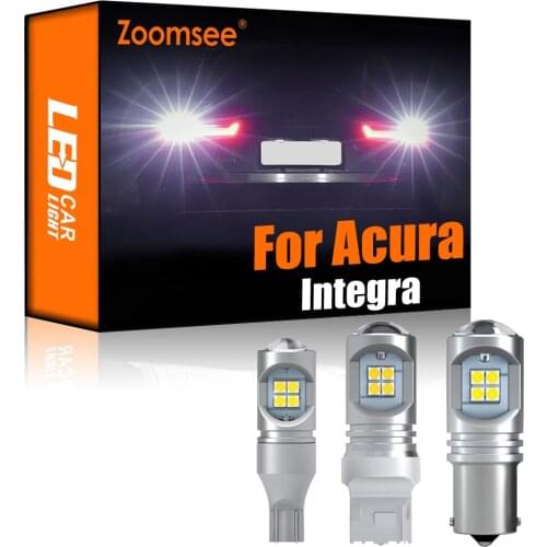 Zoomsee 2Pcs White Reverse LED For Acura Integra 1986-2001 Canbus Exterior Backup No Error Rear Tail Bulb Light Vehicle Lamp Kit