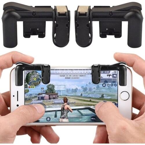 100Pair Knives Out Rules of Survival Mobile Game Fire Button Aim Gaming Trigger L1R1 Shooter Controller PUBG V3.0 Gamepad
