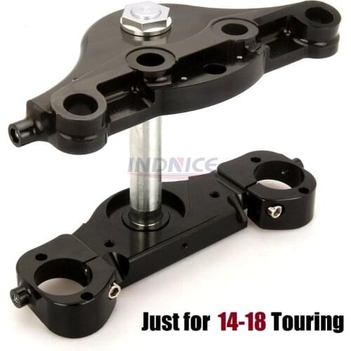 2014-2018 KO Rake FOR HARLEY TOURING STREET GLIDE 21'' 23'' Wheels Triple Trees Kits 11 Degree For Harley FLT FLHT FLHX FLTR