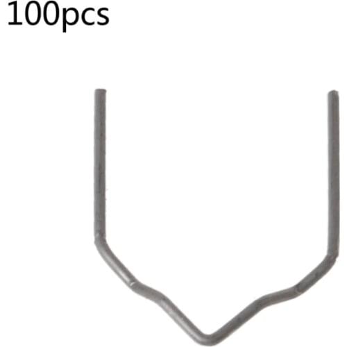 2019 100 Pcs V-Shape Pre-cut Hot Flat Staples V-Shape Stapler Repair Kit Welder Tool