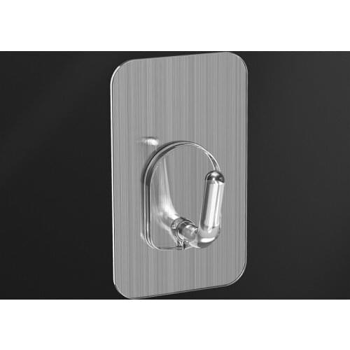 5Pc Wall-Mounted Seamless Hook Household Multifunctional Punch-Free Bathroom Kitchen Self-Adhesive Waterproof Hook Wholesale