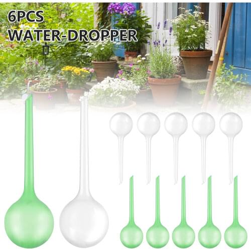 6pcs Automatic Plant Watering Bulb Self Watering Device Houseplant Plant Pot Bulb Globe Garden Watering System for Plant