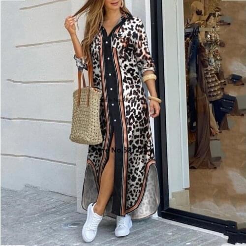 Leopard Print African Dresses For Women Dashiki African Clothing Robe Africaine Femme 2020 Slim Evening Long Maxi Dress Clothes
