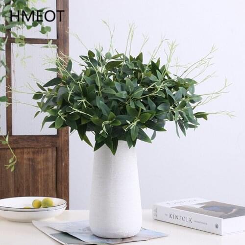 Artificial Plants Leaf Clematis Camellia Honeysuckle Fake Flowers Green DIY Wedding Turf Accessories Home Decoration Photo Props