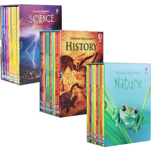 10 Books/Set Hardcover Usborne Beginners Science Children Interesting Science Book Kids Students English Reading Picture Book
