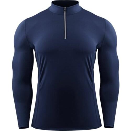 Men Long Sleeve Fitness T-shirts Sports Clothes Quick-Dry T-shirt Man Shirt Slim Tops