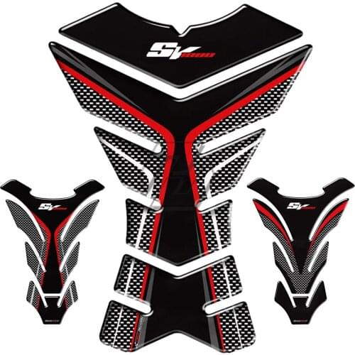 Motorcycle Tank Pad Protector Tank Sticker Case for Suzuki SV1000 SV 1000 All Year