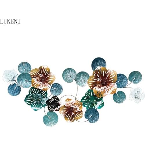 Nordic Style Wall Hangings Wrought Iron Three-dimensional Porch Bedroom Wall Decoration Living Room Background Pendant