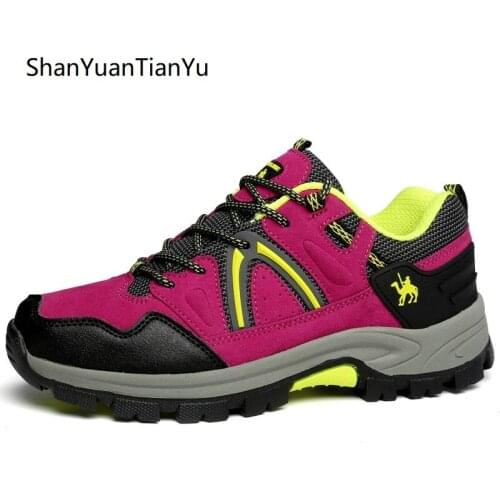 Shanyuantianyu 2021 New Professional Women Hiking Shoes Sneakers Unisex Outdoor Shoes Sports Non-slip Rubber Trekking Shoes Men