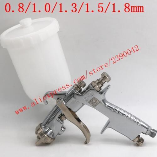 Original Import HVLP W101 134G Hand Manual Paint Spray Gun W-101 Spray Gun 0.8/1.0/1.3/1.5/1.8mm Furniture Car Paint Pistol