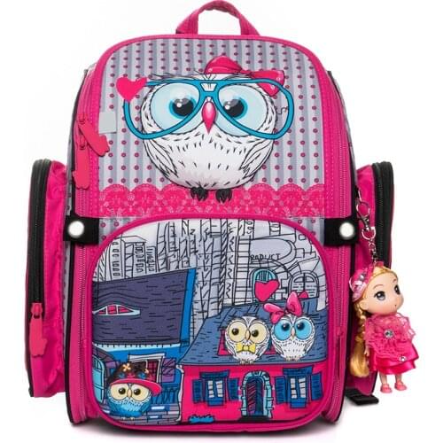 6116 Kids 3D Cartoon School Bags for Girls Satchel Children EVA School Backpack Grade 1-3 Orthopedic SchoolBag Mochila Infantil