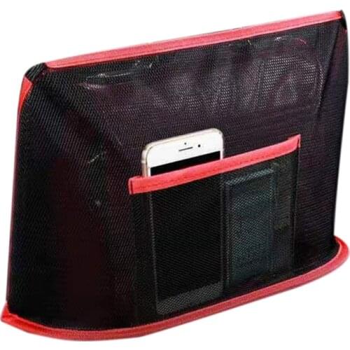 Polyester Pocket between Seat Black Multi-purpose Automotive Purse Holder Storage Bag Car Interior Decoration 964B