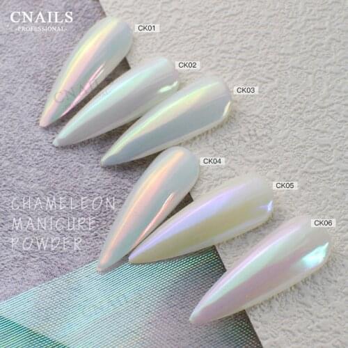 CNails Chameleon Nail Powder 0.3g/Box Flakes Aurora Dust Nail Glitter Shiny Nail Art Decoration Sparkling For Manicure Pigment