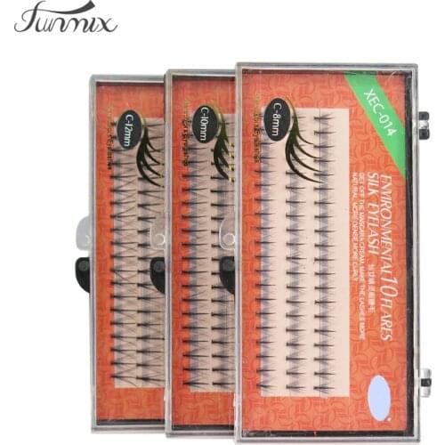 2017 NEW black natural false eyelash soft good quality eyelash extension middle dense side fake eyelash cilios