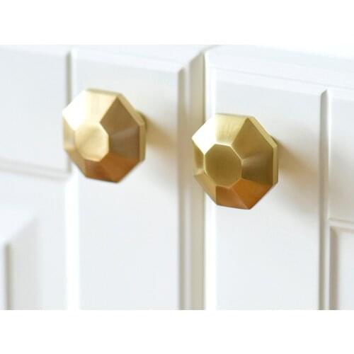 Manual forging brass handles Dresser Drawer Pull cupboards Bedroom Interior Knob and Kitchen furniture and accessories