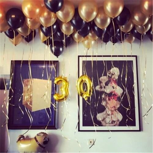 Gold Latex Balloons 10''2.2g 100pcs/lot Helium Thickening Pearl Balloons Wedding Birthday Decorations balony globos Toys Gifts