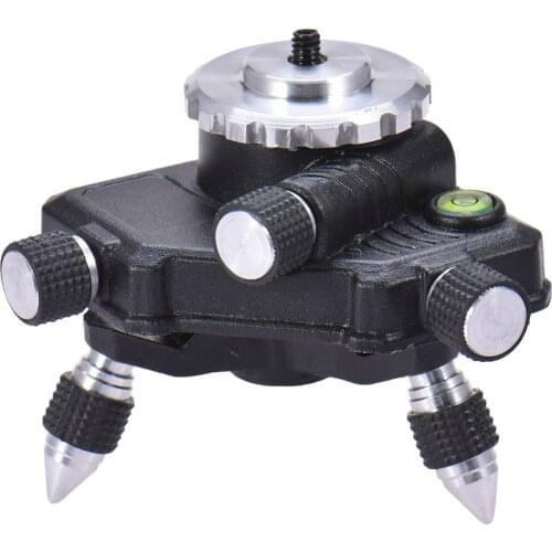 1/ 4 And 5/8 Inch Thread Infrared Level Triangle Base High-density Durable Rotatable Leveling Meter Adapter