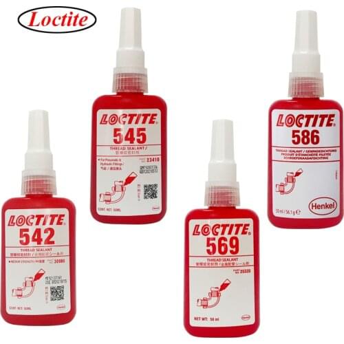 50ml Loctite 542 545 569 586 Pipe Thread Anaerobic Sealant Glue Strength Hydraulic Pneumatic Adhesive Household Pipe Sealing