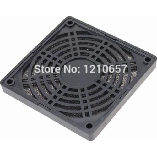 50Pieces LOT 90mm 9cm Black Plastic Heatsink PC Cooler Fan Dustproof Dust Fliter Cover