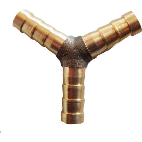 6mm,Copper Y Connector Tube,Hose Connection,Lab Tee Adapter,2 Piece/Lot