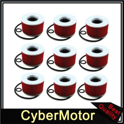 9x Oil Filter For YAMAHA XJR1300 XJR1200 FZ750 FZR750R FJ1200 FZX700 FZR750