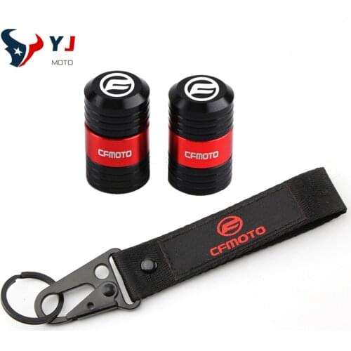 For CFMOTO 400nk 250SR 650nk 400GT 650MT 150NK 250NK Motorcycle Accessories Tyre Valve Cover Cap&Embroidery Key Chain Keychain