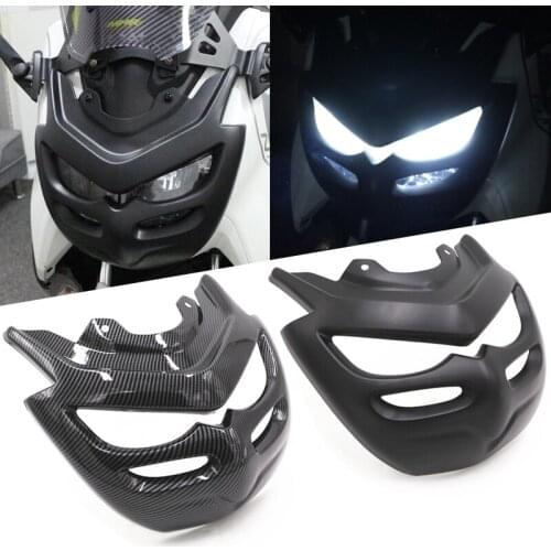 For Yamaha NMAX155 NMAX 155 2020 2021 Motorcycle Accessories Front Headlight Fairing Cover Mask Cowl Head Lamp Protector