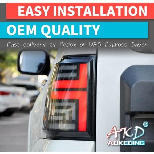 Car Goods Tail Light For Pajero v93 v97 2006-2020 Taillights Rear Lamp LED Signal Reversing Parking Lights