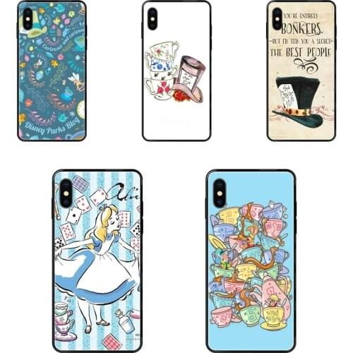 We Are All Mad Hatter Tea Party Black Soft Cool Best Cover Case Fastest For Xiaomi Redmi Note 4 5 5A 6 7 8 8T 9 9S Pro Max
