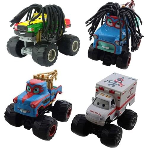 Disney Pixar Cars 2 3 Mater Movies Toys Cars Monster Truck Diecast 1:55 Vehicle Present Gift for Kids Children