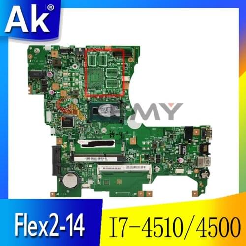 Flex2-14 W Flex2-14 I7-4510 I7-4500 I7-4600 UMA SYSTEM BOARDS motherboard graphics card.FRU 5B20G36430