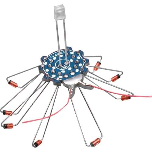 Mobile Phone Signal Flash LED Light DIY Kit Radiation Power Supply Kit GSM Mobile ICSK032A NO Need Power