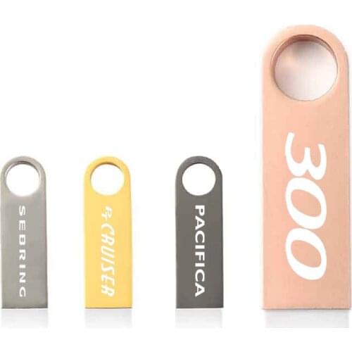 Usb flash drive 16GB 32GB Pen Drive waterproof metal u disk For Chrysler 300 200 Sebring FR JR Pacifica PT Cruiser car u disk