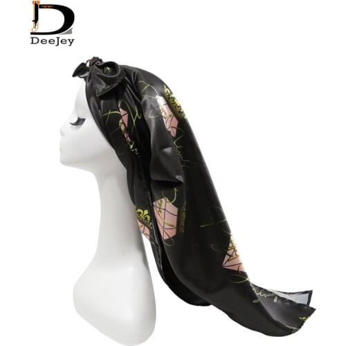 Satin scarf custom full repeat logo