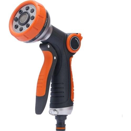 8 Functional Package Glue Botanical Garden Watering Hose Cauliflower Spray Gun