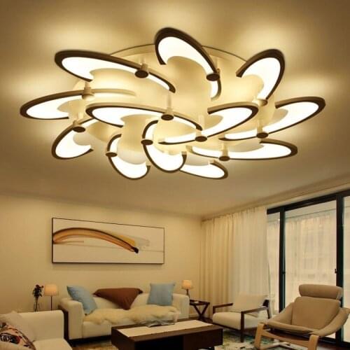 LED living room ceiling lamp Atmospheric Flower Art Creative Romantic Bedroom Study Aisle Ceiling Lights Commercial lighting