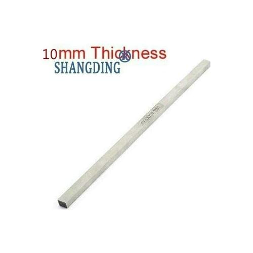 1pc Turning Parting Milling Mini Lathe HSS Tool Bit Gray 10mm Thickness x40/45/50/60mm x200mm Length