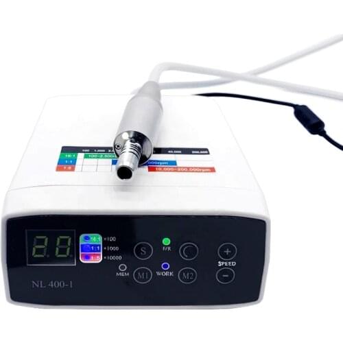 200000rpm Brushless Dental Lab Drill Micro Motor Fit for E Type Connect 1:5 Contra Agle Electric Micromotor With LED