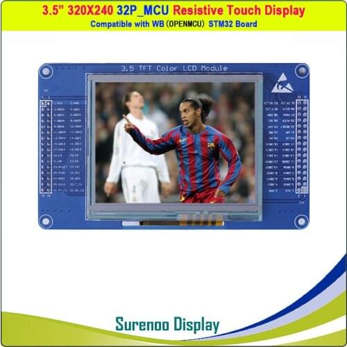 3.5 inch 320*240 SSD2119 32P_16Bit MCU Parallel Resistive Touch TFT LCD Module Display Screen Panel support SPI