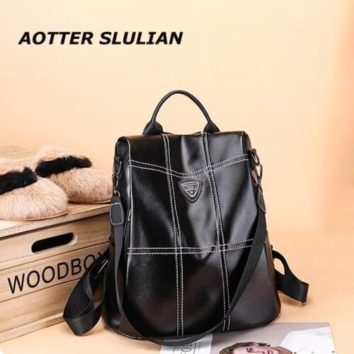 Женские рюкзаки в клетку AOTTER SLULIAN China At AliExpress