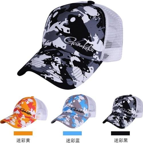 New Summer Fishing Hat Adult Men Adjustable Breathable Fishing Sunshade Outdoor Sport Camouflage Baseball Cap Fishermen Hat