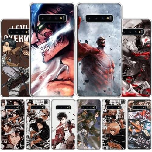Attack On Titan Phone Case For Samsung Galaxy A51 A71 A70S A50S A30S A10 A20E A40 A41 A01 A21 A6 A7 A8 A9 Shell Cover