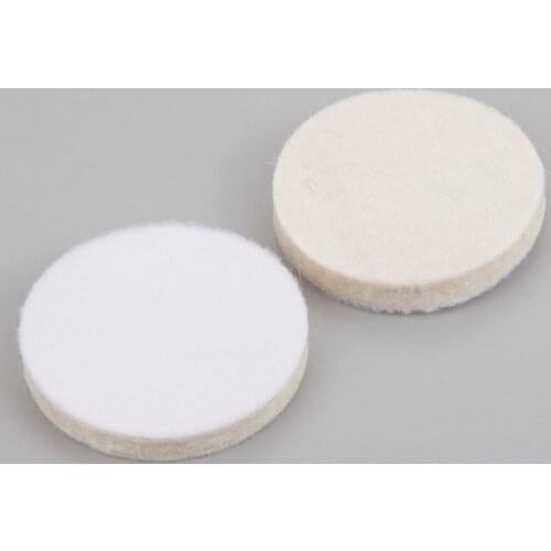 2pcs 2 Inch Felt Polishing Buffing Grind Round Wheel Wool Polisher Disc Pad 50mm Grinding Buffing Wheel for Dremel Rotary Tool