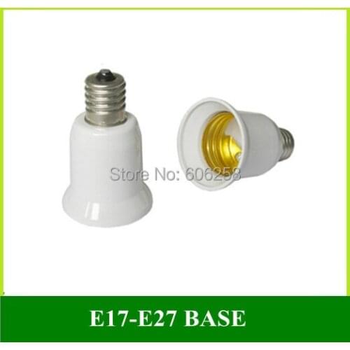 E17 TO E27 Conversion Lamp Holder Conerter E27 LED Bulb Socket Adapter 10PCS