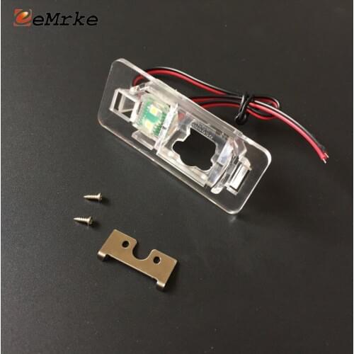 EEMRKE Car Camera Bracket License Plate Light Housing for BMW 3 E46 E90 E91 E92 5 E39 E60 E61 X5 E53 E70 E72 X6 X6M E71 E72 E82