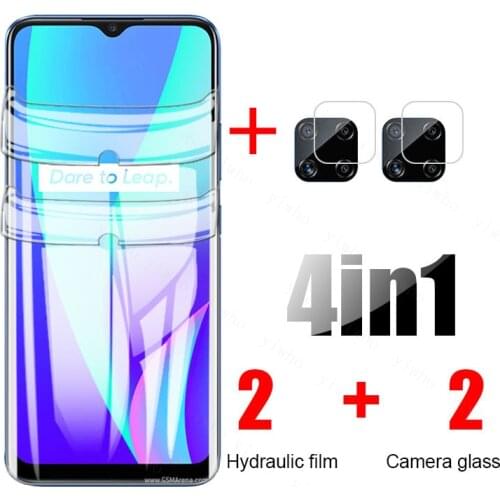 Full Cover Hydrogel Film on For OPPO Realme C15 Camera Lens Glass on Opo Realmi C 15 Realmec15 Safety Screen Protector RMX2180