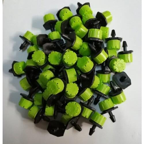 10Pcs Adjustable Garden Drip Irrigation Dripper Plastic 8 Holes Emitters Anti-Clogging Patio Watering Sprinkler fit for 4mm hose