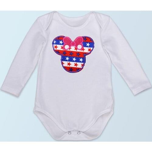 Newborn Bodysuits Girls Cartoon Minnie One-pieces clothes 100% Cotton boy girl jumpsuit ropa de bebe For Christmas Party For Kid