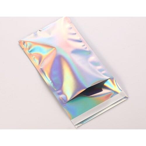 1PCs Laser Poly Mailer Adhesive Envelopes Bags Courier Gift Plastic Mailing Toys Shoes Boxes T-shirt Trousures Packaging Bag