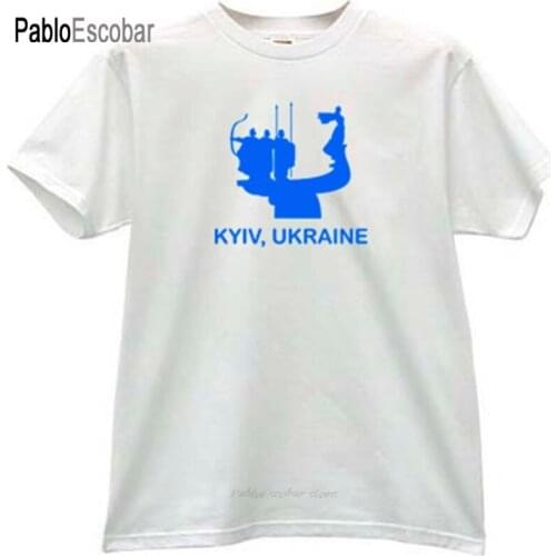 Summer cotton t-shirt men brand tshirt Kyi, Shchek, Khoryv and Lybid - Founders of the Kyiv. Ukrainian male top